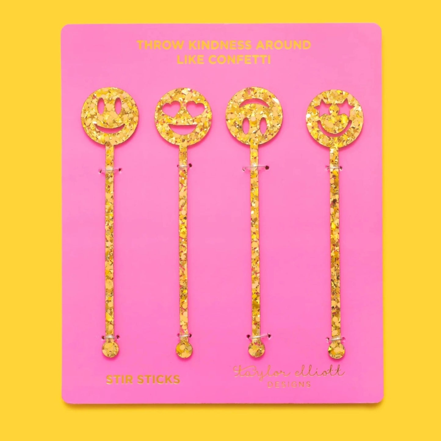 Smiley Stir Sticks
