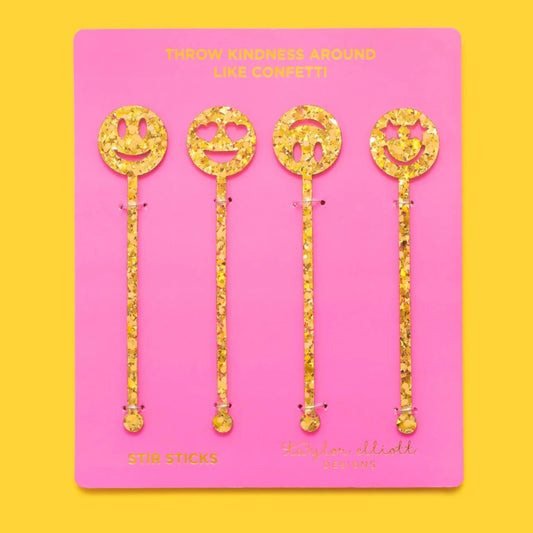 Smiley Stir Sticks