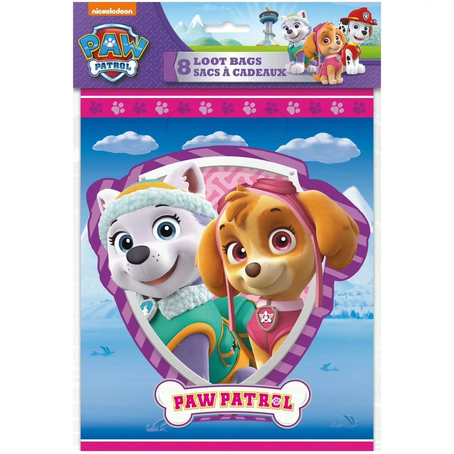 Paw Patrol Party Bags, 8 Count