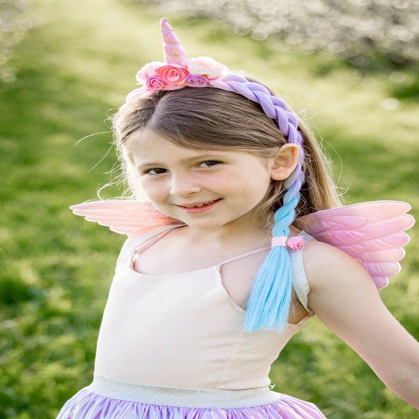 Trenza De Pelo De Princesa Unicornio