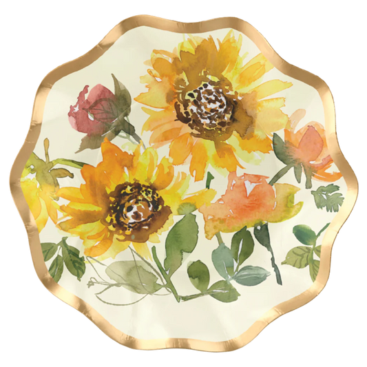 Tazón de postre de girasol