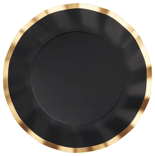 Plato de ensalada ondulado