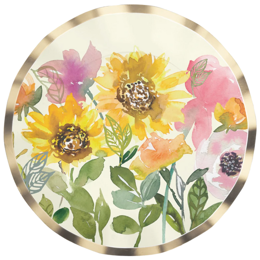 Plato Llano Girasol
