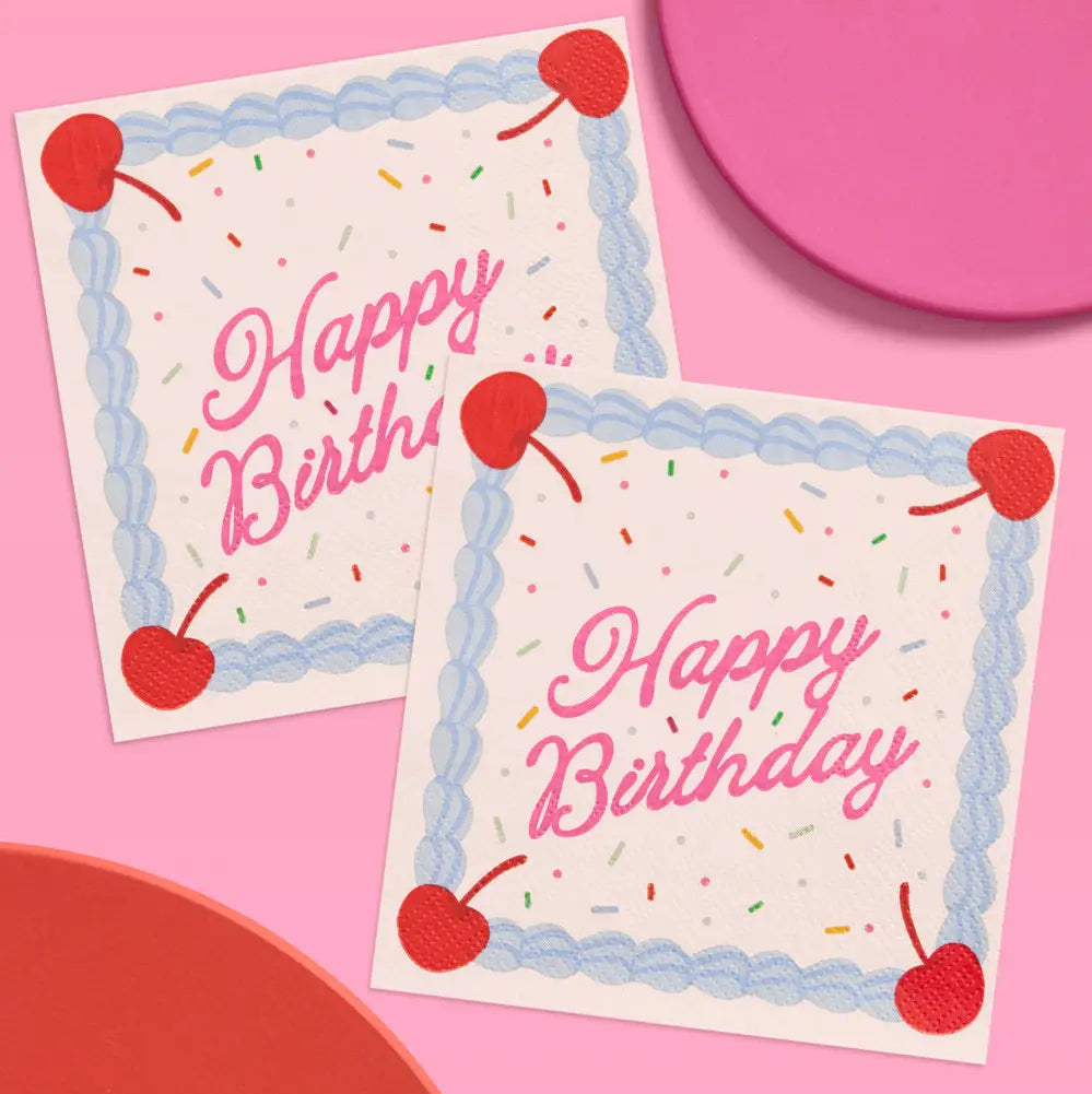 Happy Birthday Napkins