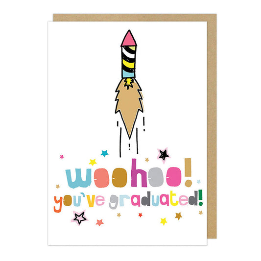 Rocket Graduation Card