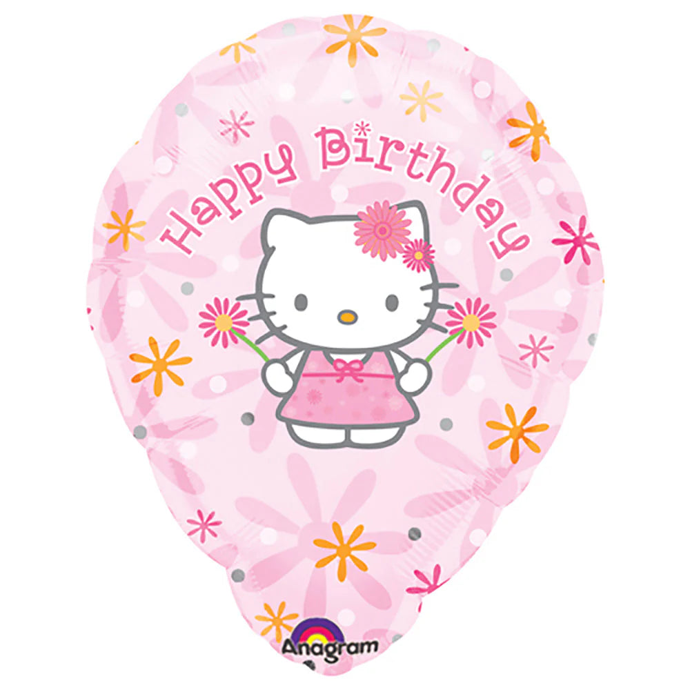 18" Hello Kitty Happy Birthday Balloon