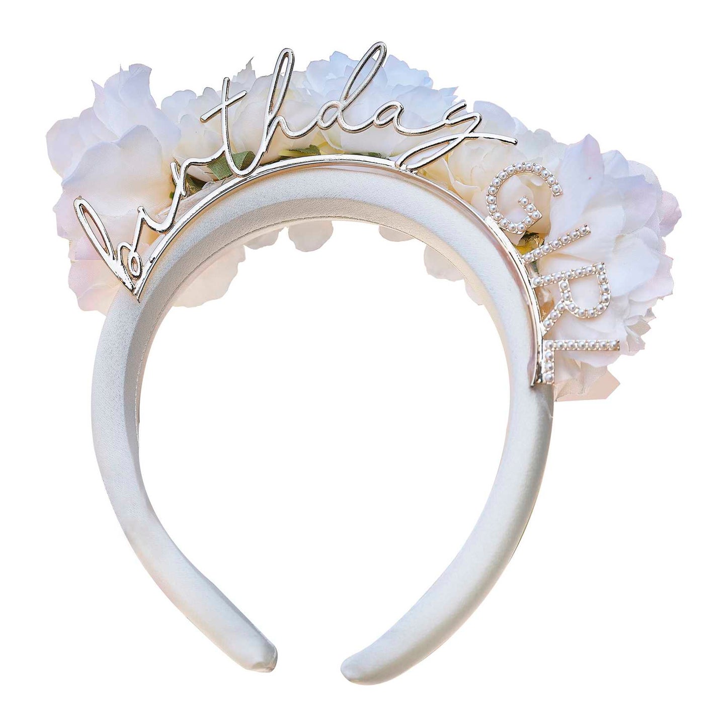 Floral Birthday Girl Birthday Headband