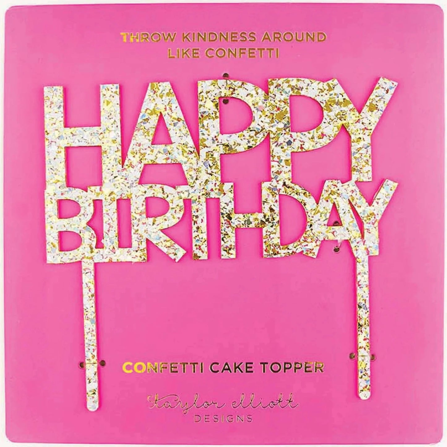 Happy Birthday Cake Topper