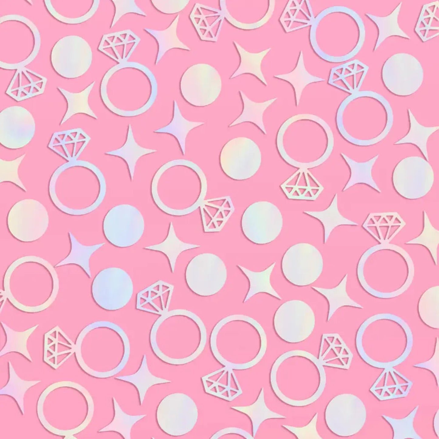 Iridescent Confetti Bachelorette