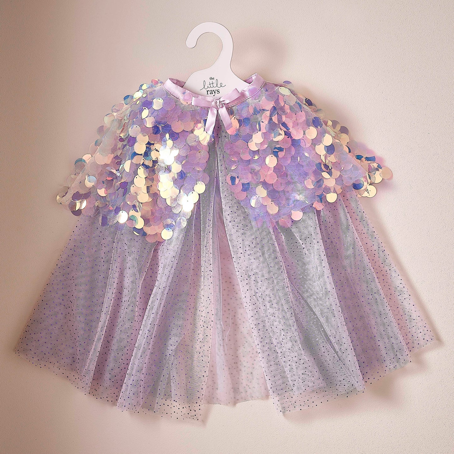 Purple Sequin Mermaid Costume Cape