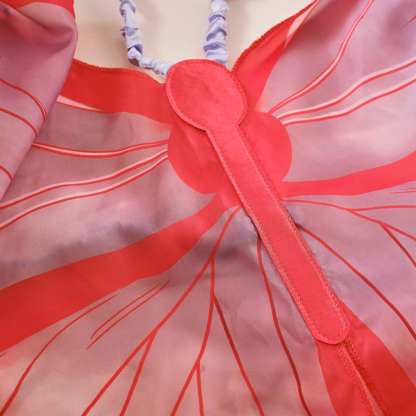 Red and Lilac Butterfly Wing