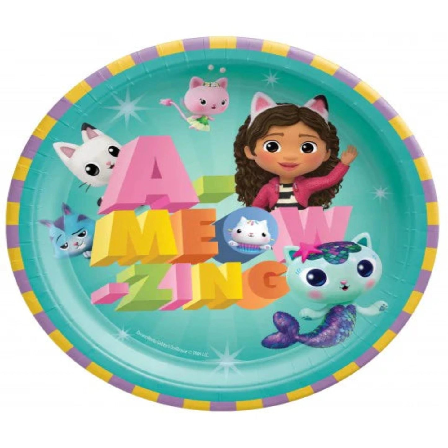 Gabby's Dollhouse Paper Plates