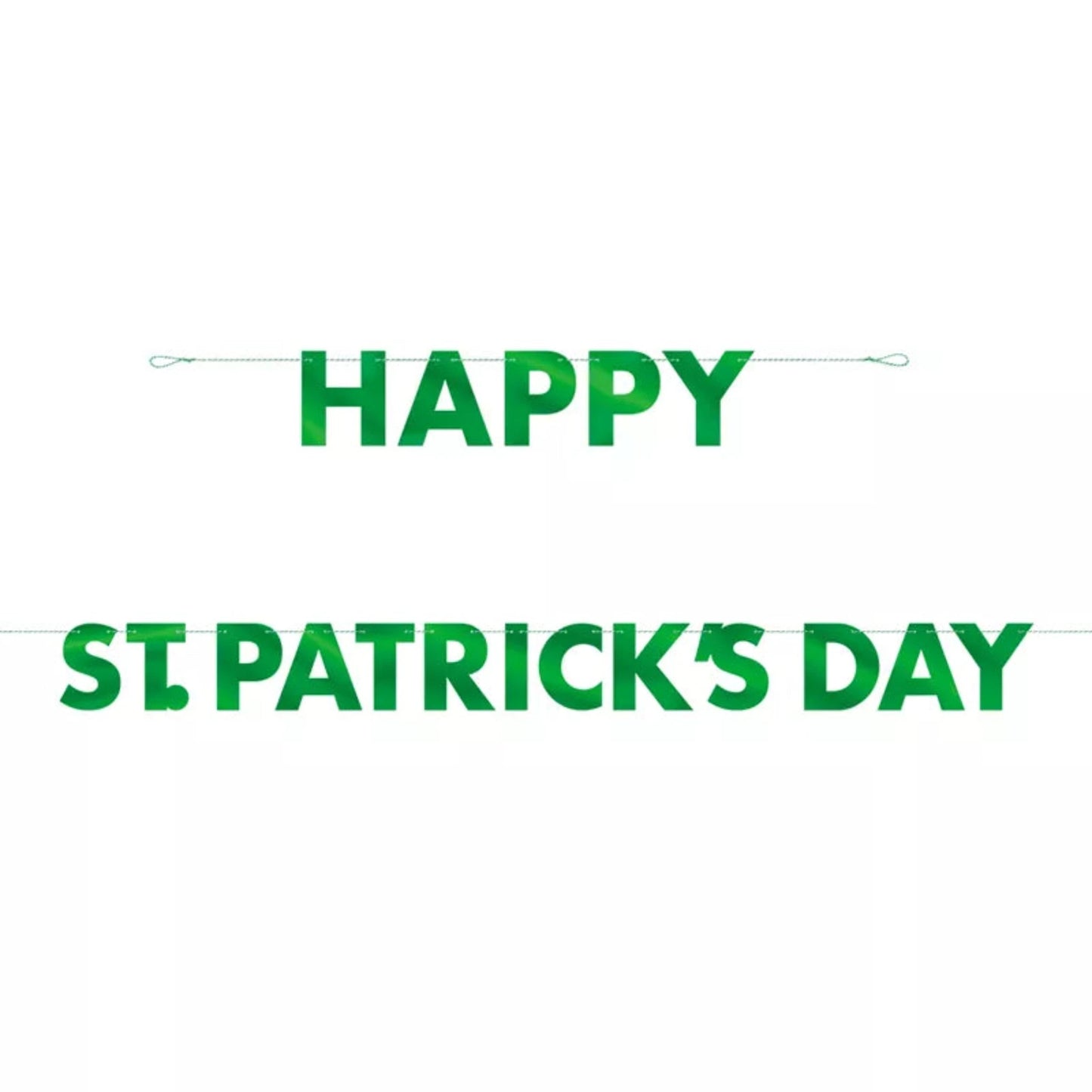 Foil Happy St. Patrick's Day Banner