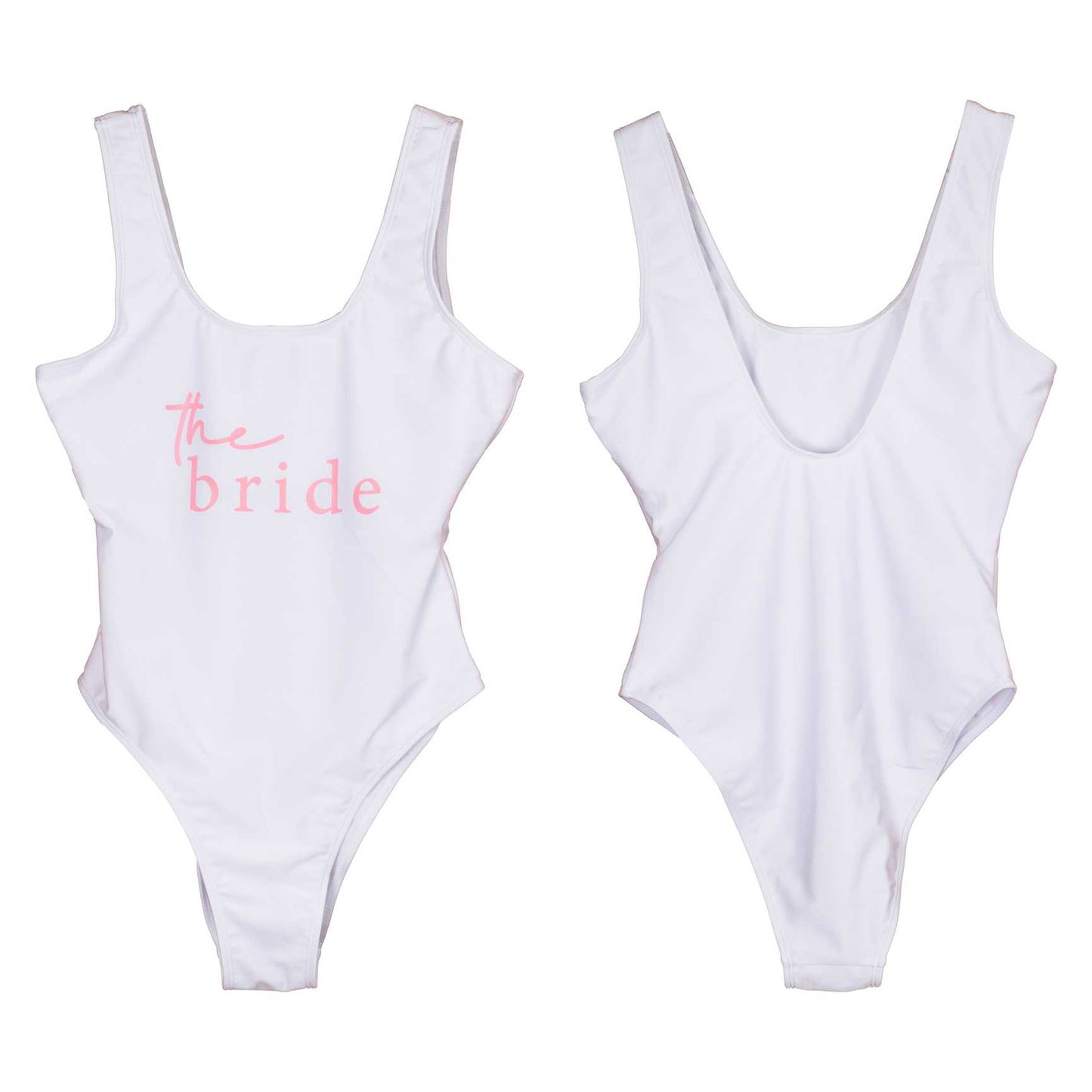 The Bride White & Pink Swimsuit - Large