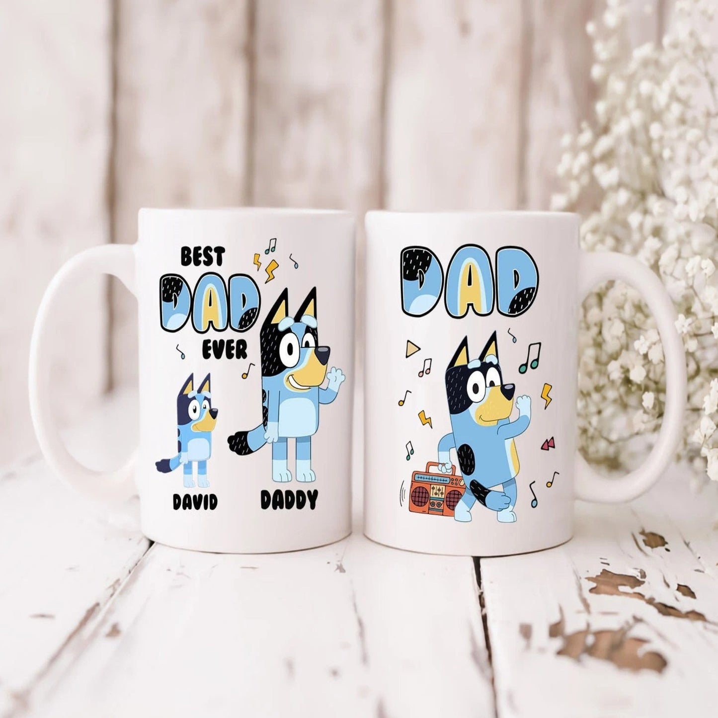 Bluey Best Dad Ever Mug
