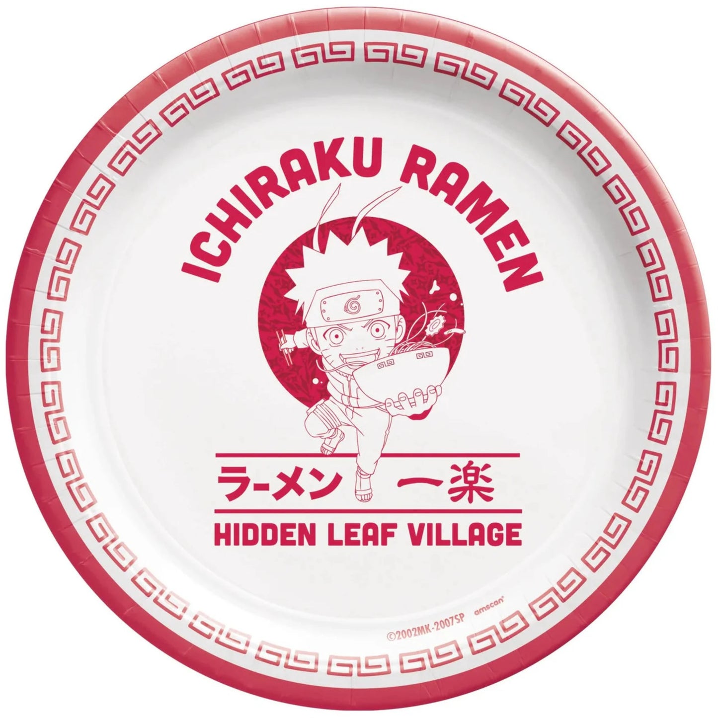 Naruto Dessert Plates 7in