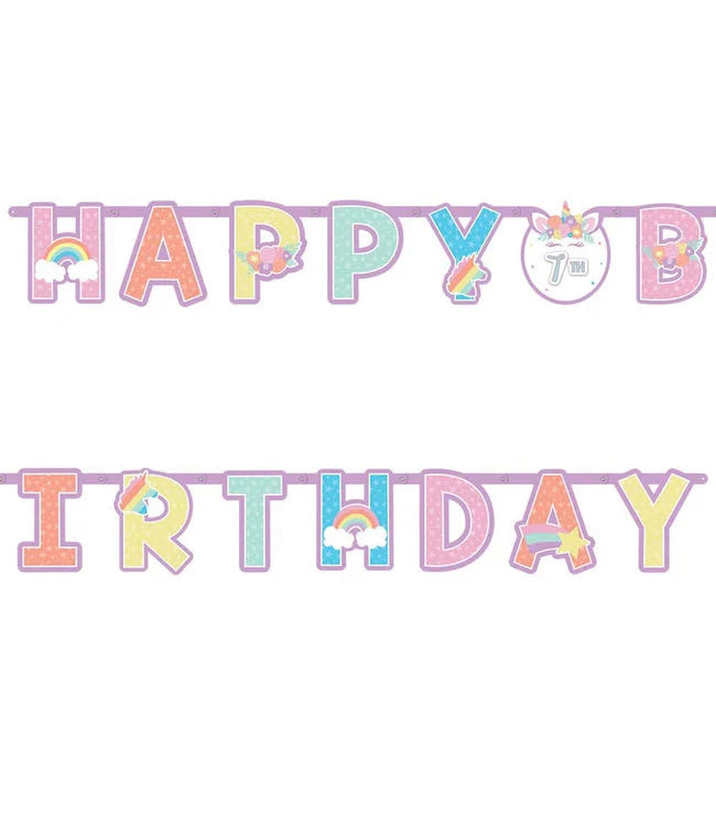 Banner Unicorn Party Jumbo