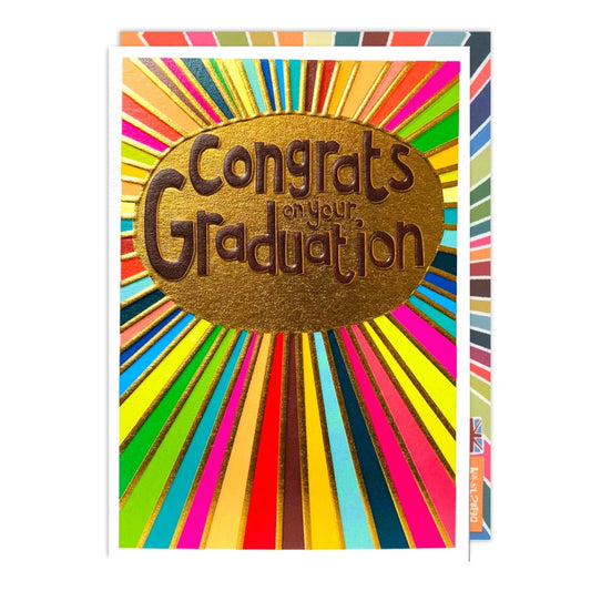 Burst Graduation Card