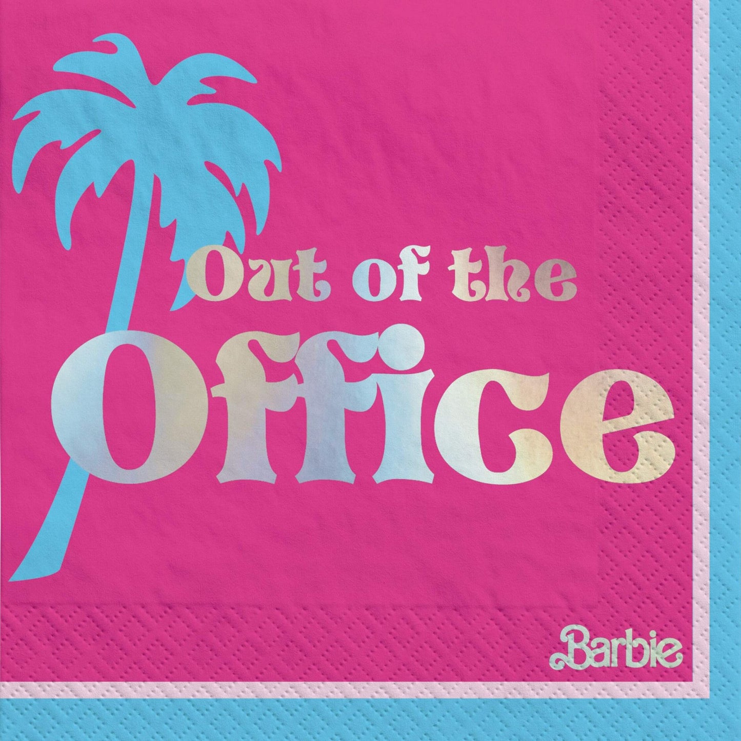 Malibu Barbie Hot-Stamped Beverage Napkins 16