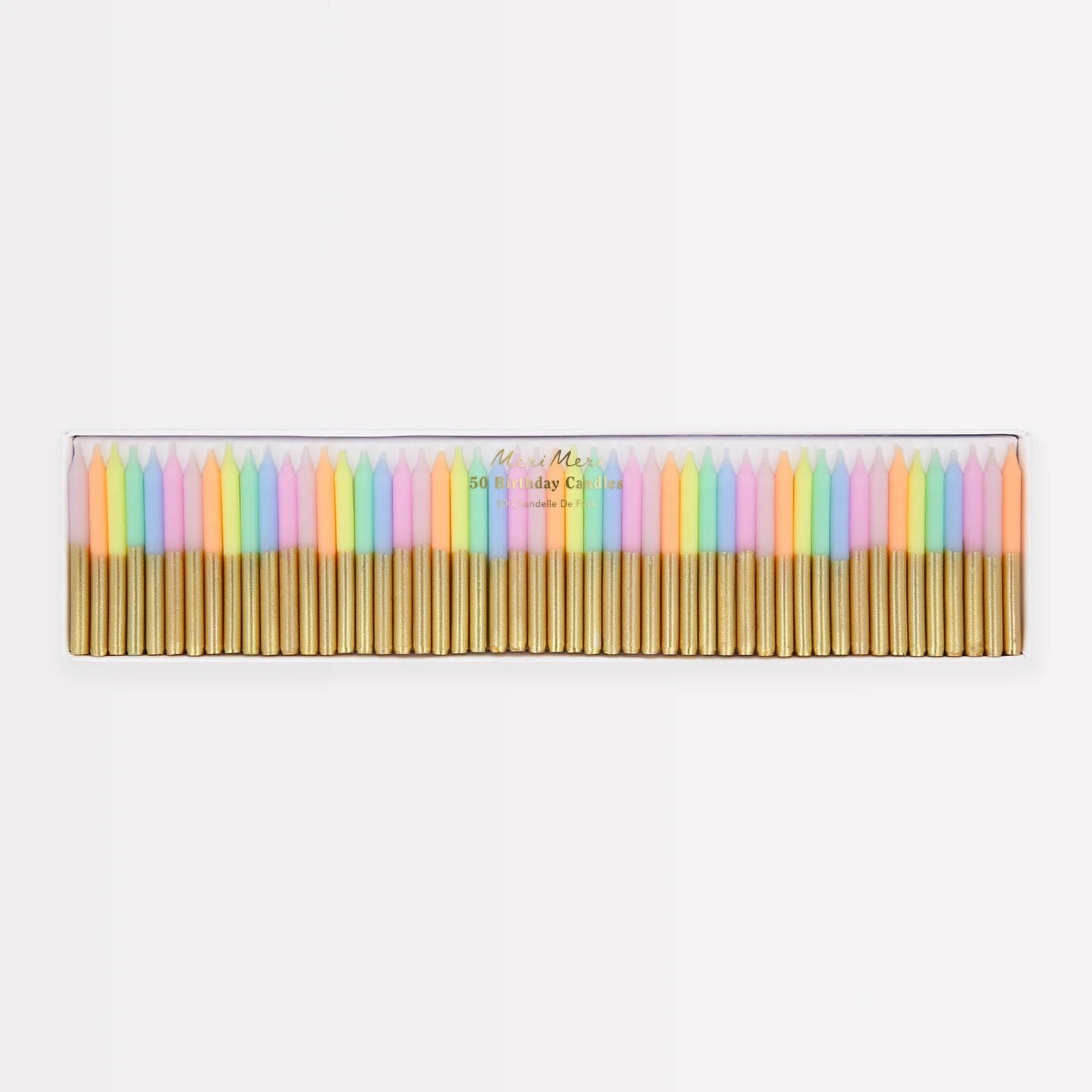 Pastel Mini Candles (x 50)