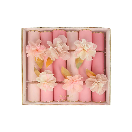 Galletas florales de tejido