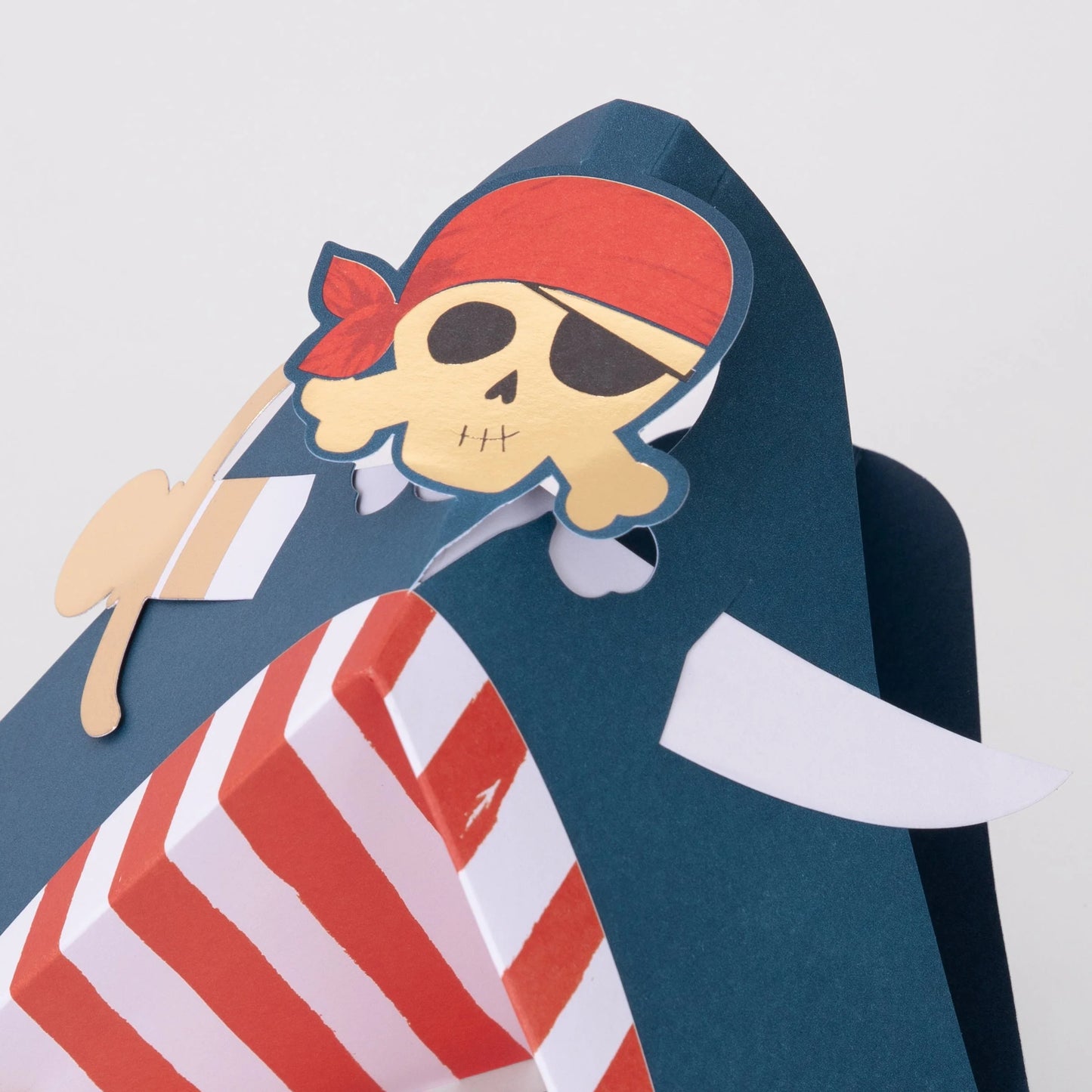 Blue Pirate Party Hats