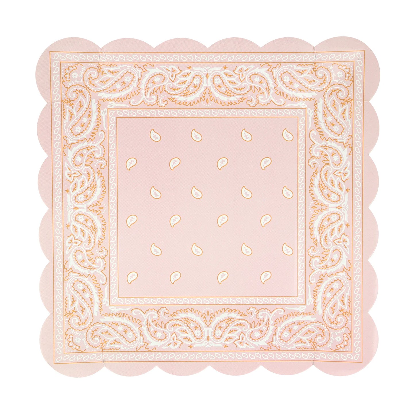 Western Bandana Square Plates (x 8)