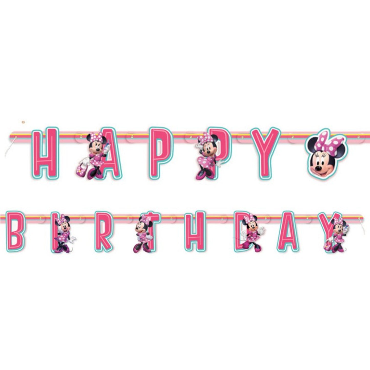 Minnie Mouse Happy Birthday Banner