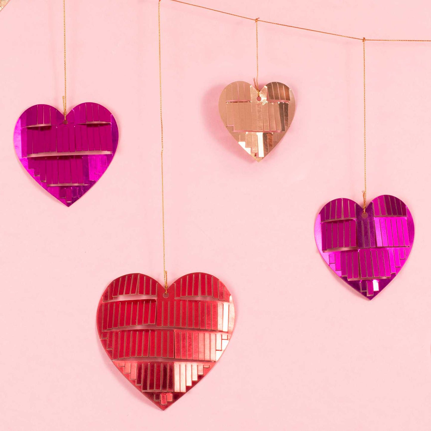 Fringe Heart Bunting