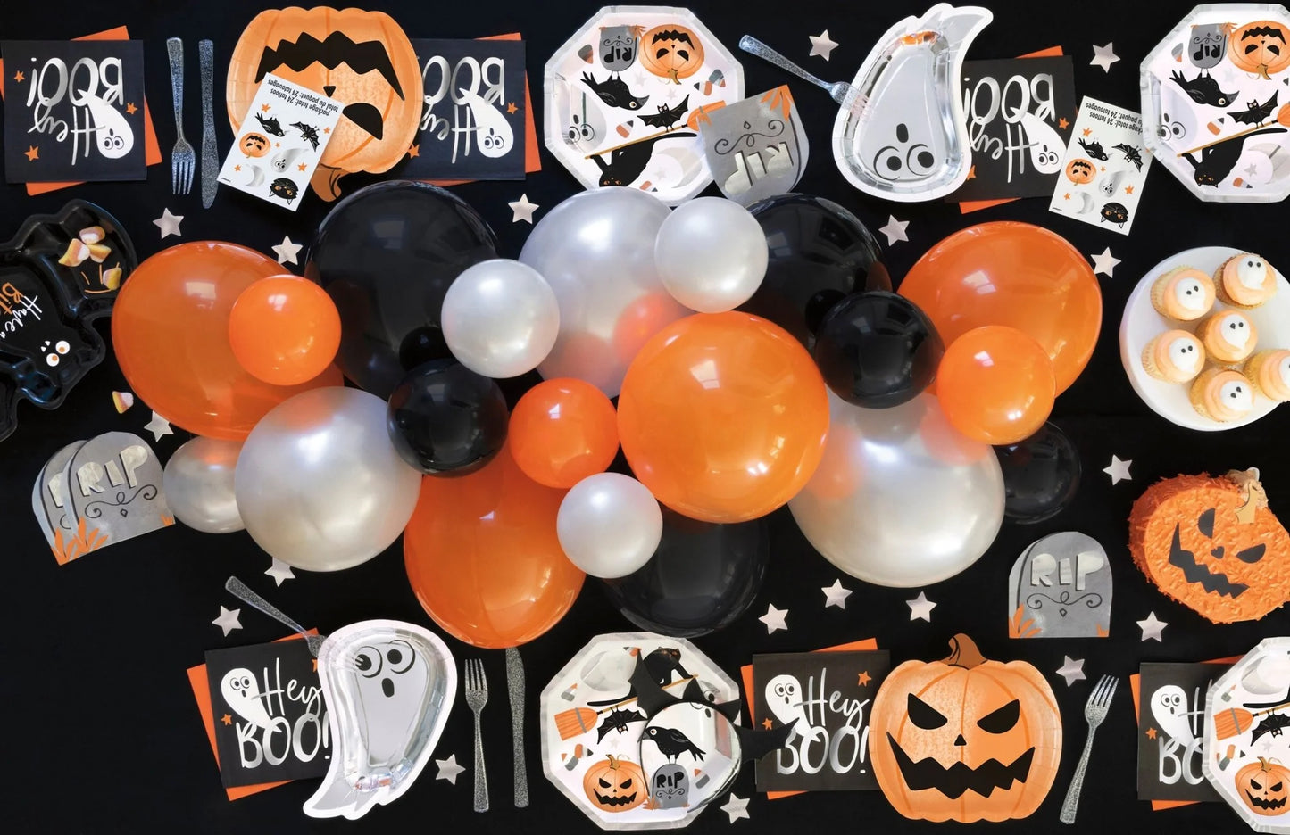 Bats & Boos Halloween Jumbo Foil Confetti 2 oz