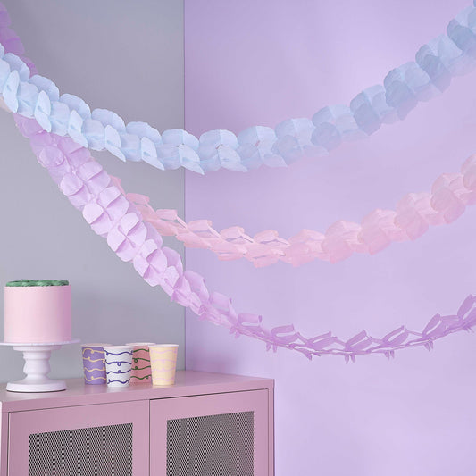 Tissue Paper Garland Hanging Decoration