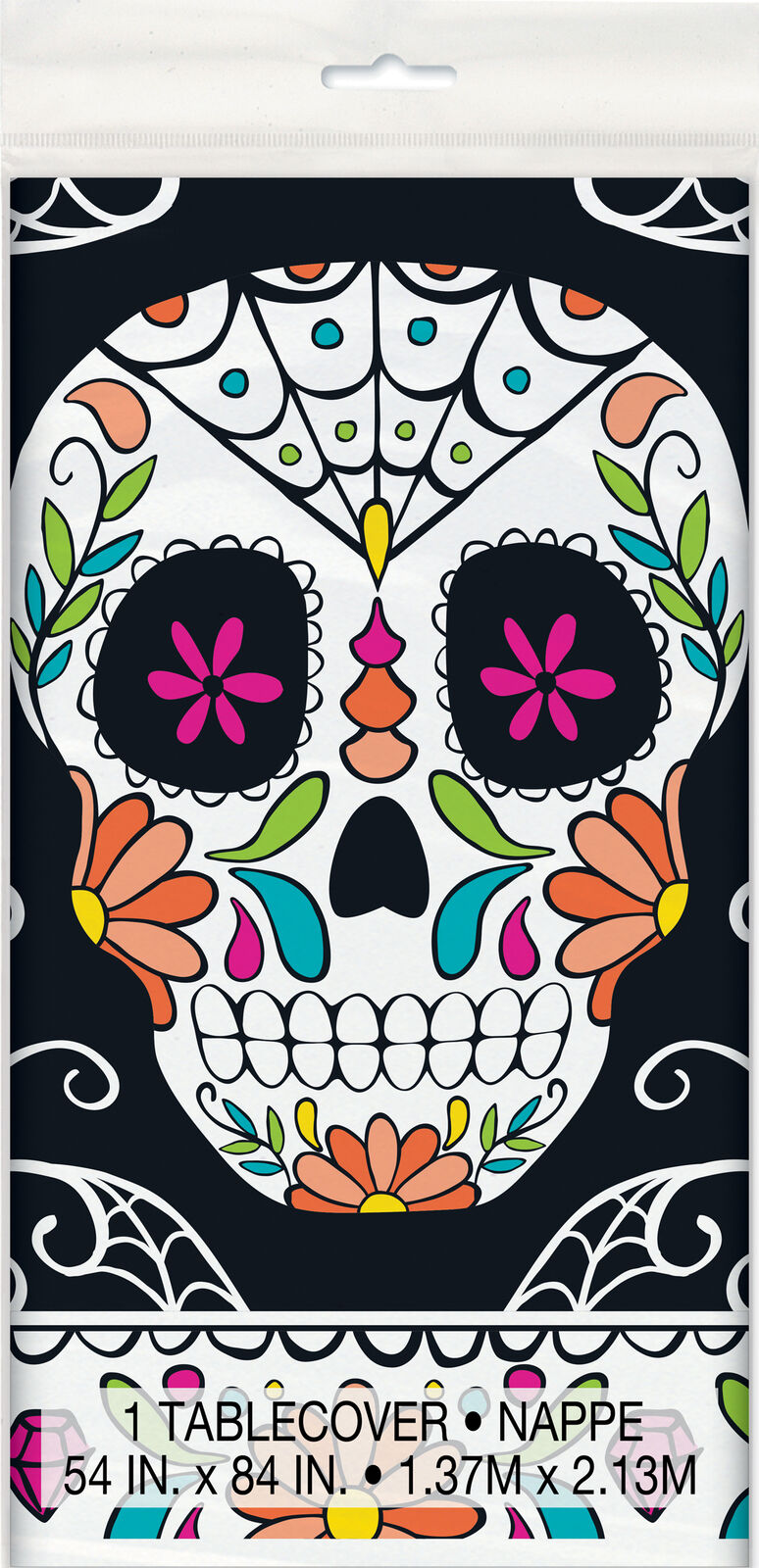 Day of The Dead Plastic Table Cover