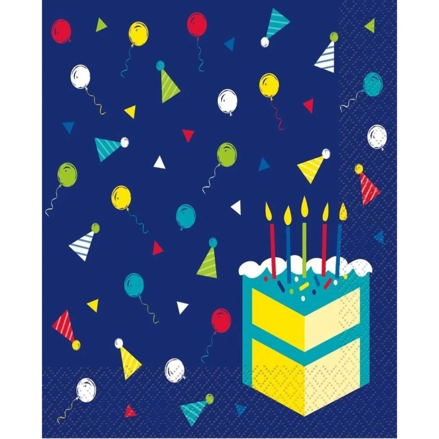 Peppy Birthday Luncheon Napkins