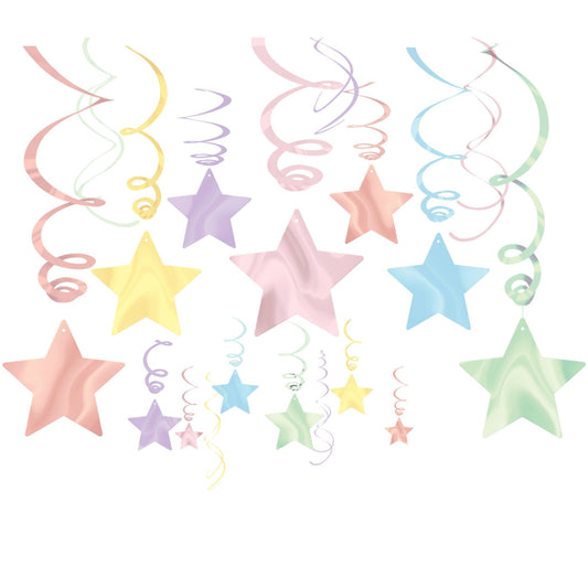 Shooting Stars Mega Value Swirls Pack, Pastel