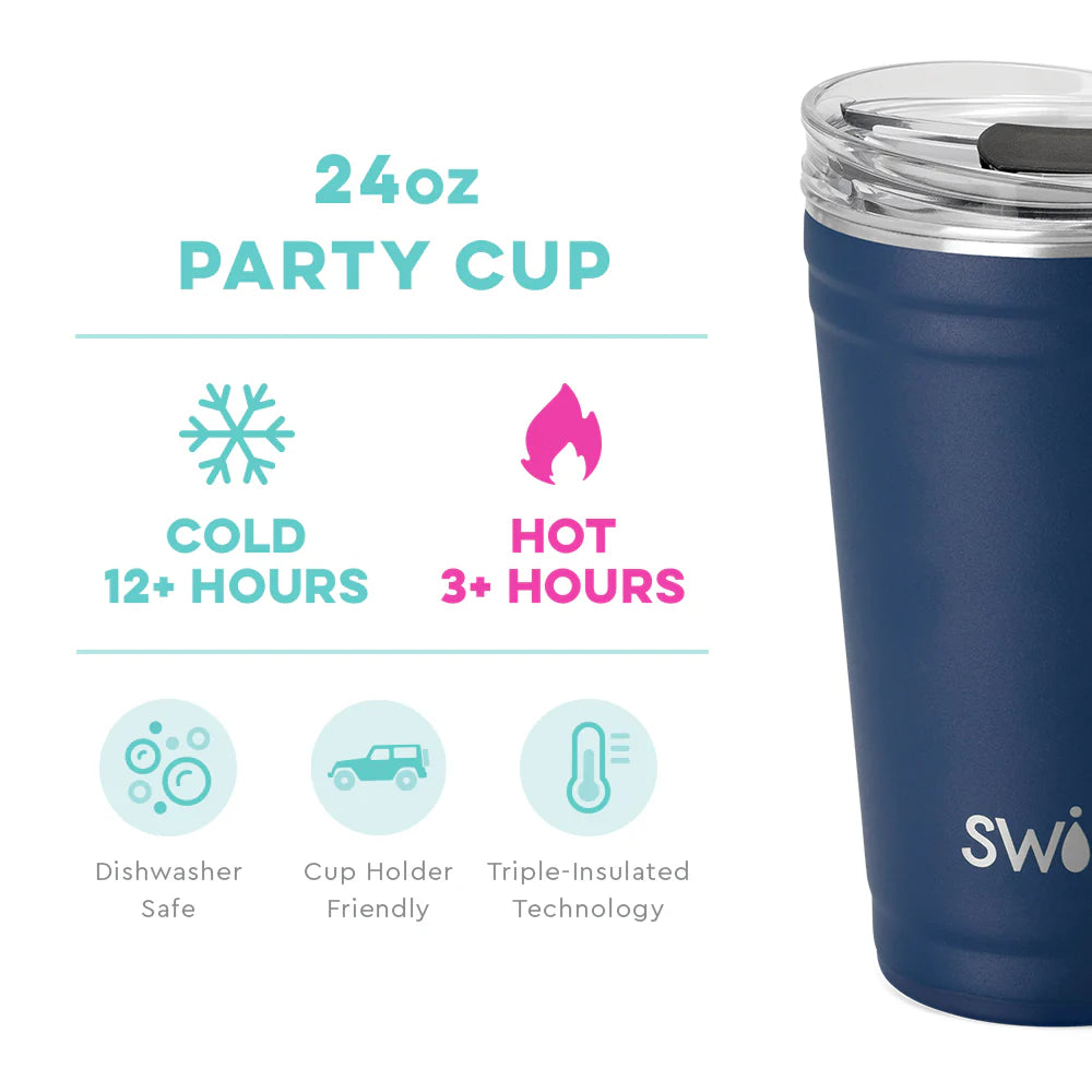 Navy Party Cup (24oz)