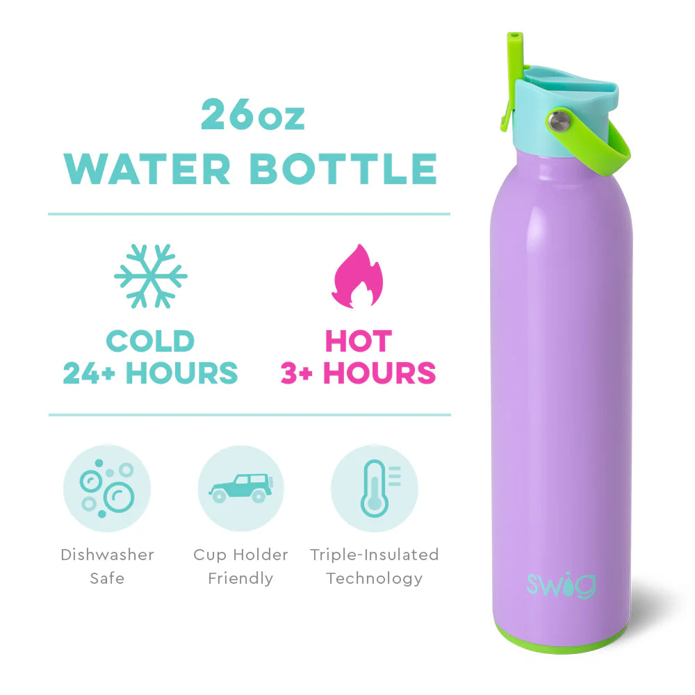 Botella Ultra Violeta Flip + Sip (26oz)