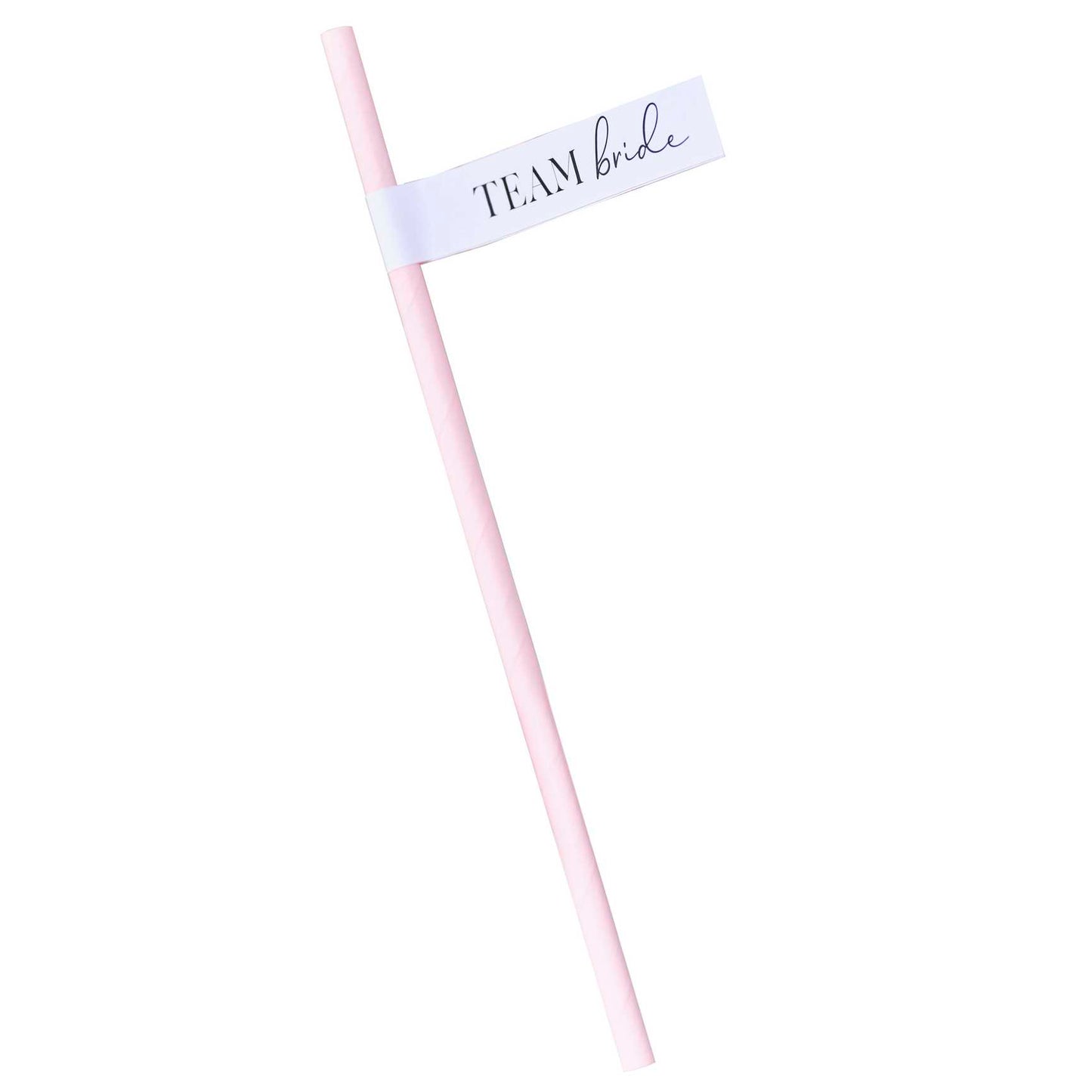 Team Bride Hen Party Paper Straws