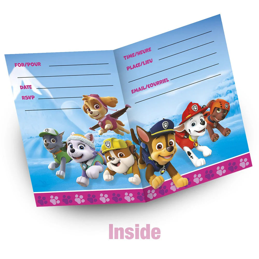 Paw Patrol Invitation