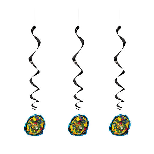 Ninja Turtles Hanging Swirl Decorations