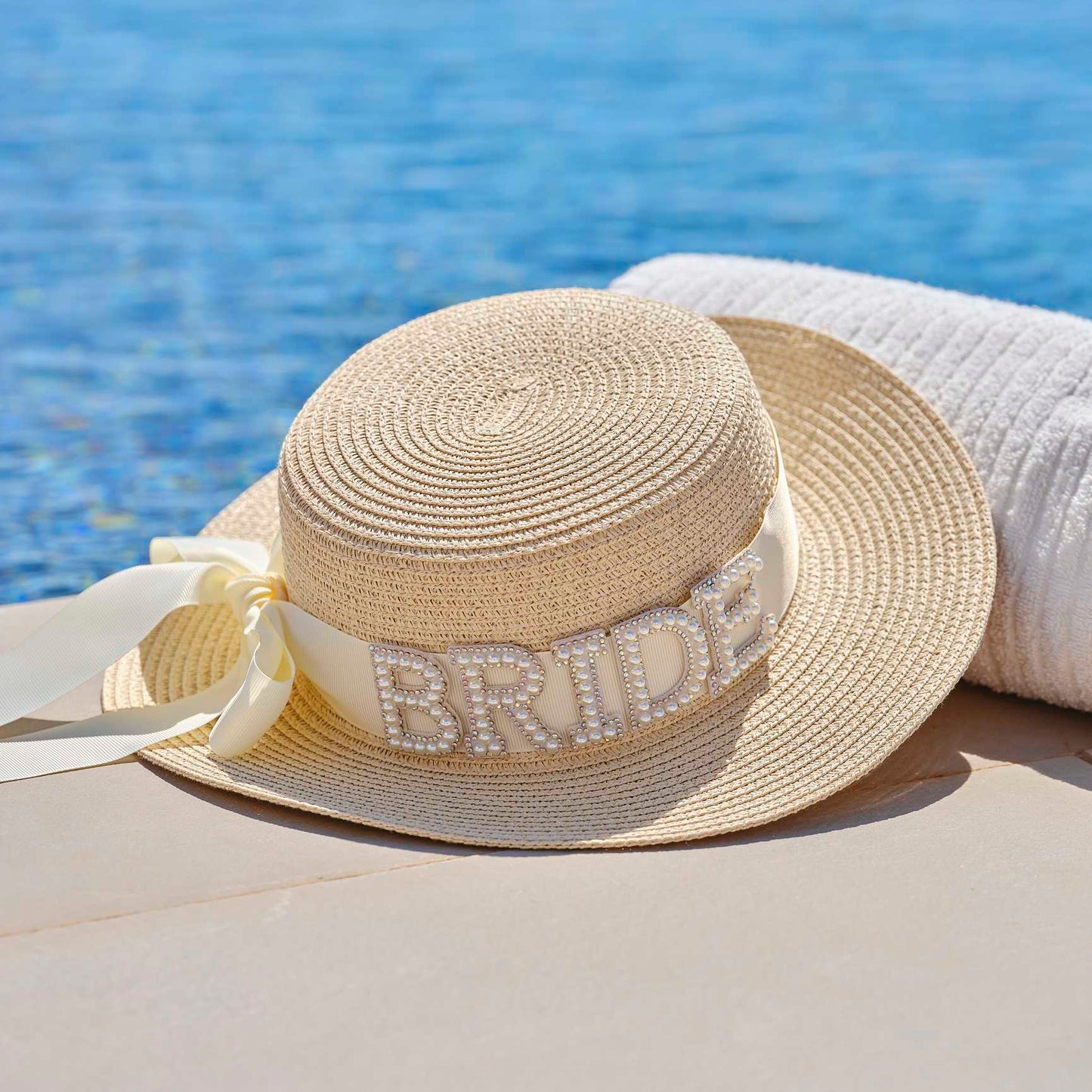 Straw Hat "BRIDE"