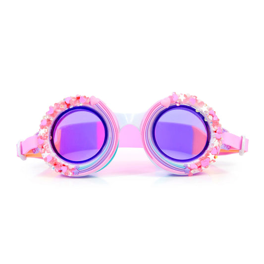 Gafas de natación con chispas de cupcake de arándanos