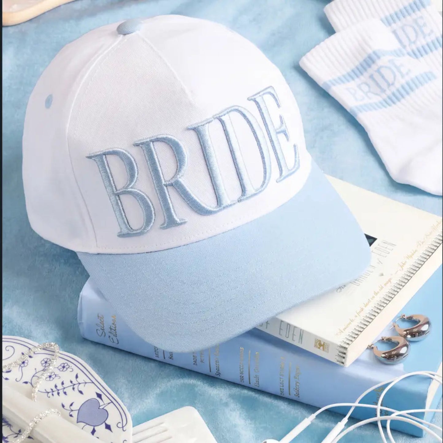 Blue Bride Trucker Hat