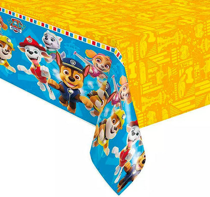 PAW PATROL PLASTIC TABLE COVER 54X84in