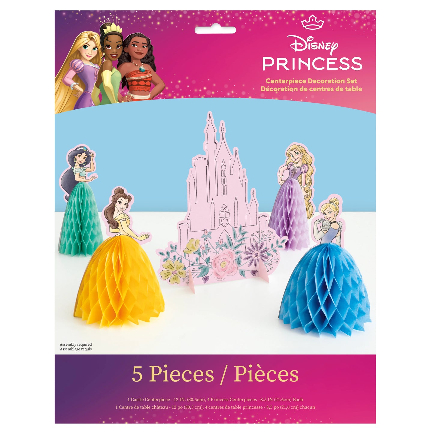 Disney Princess Assorted Standing Puff Tissue Centerpieces