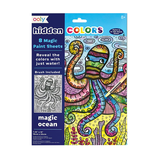 Hidden Colors Magic Paint Sheets