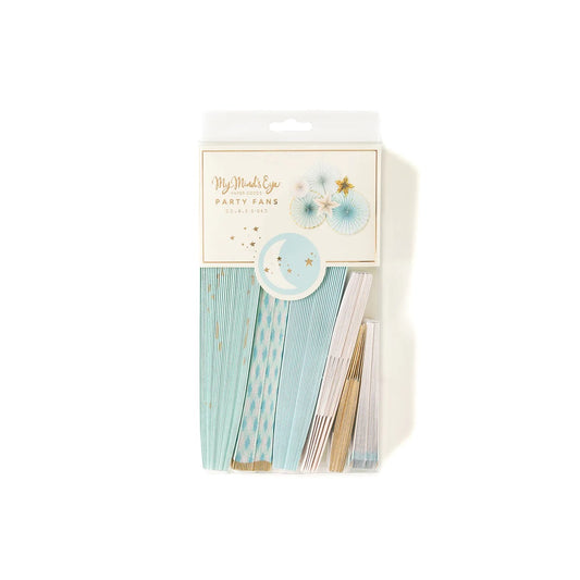 Baby Blue Decorative fans