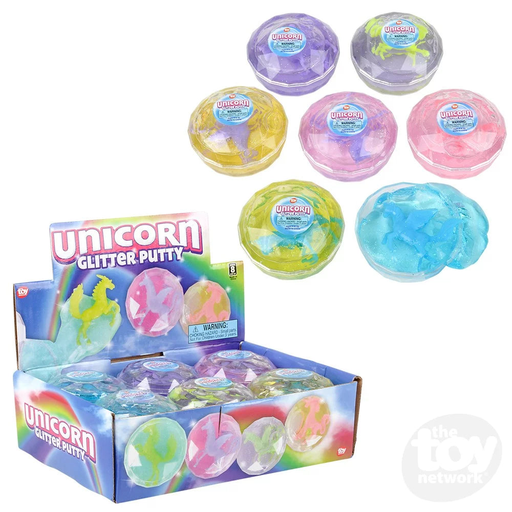 2.25" Unicorn Glitter Putty