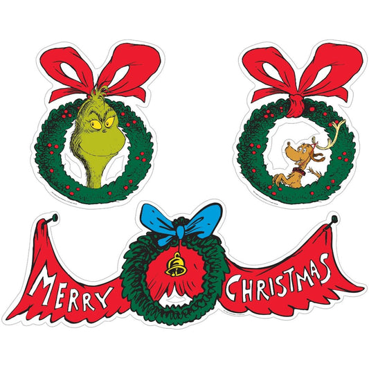 Grinch Hanging Decoration And Yard Signs