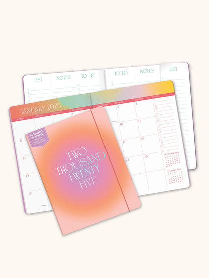 2025 SUNSET SPLASH JUST RIGHT MONTHLY PLANNER