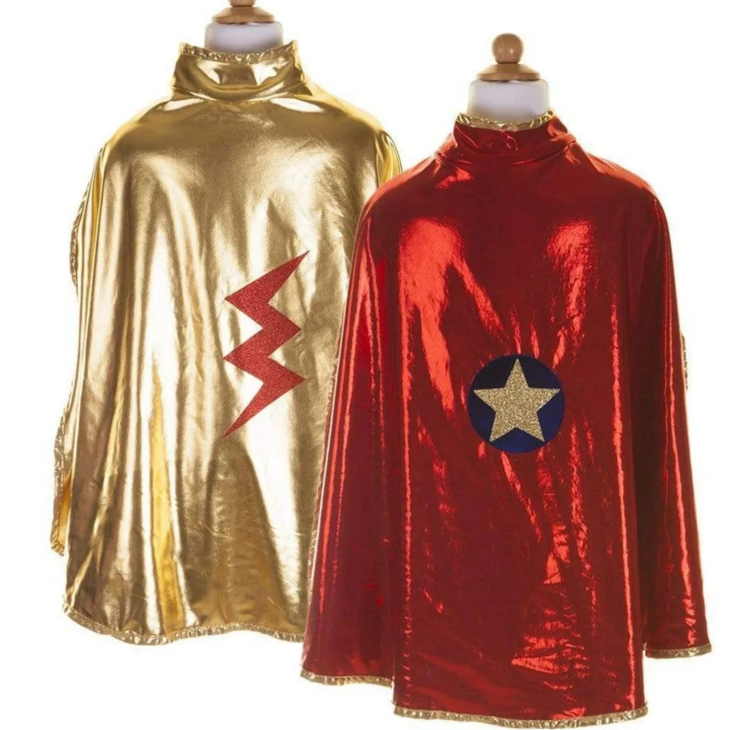 Gold and Red Reversible Wonder Cape